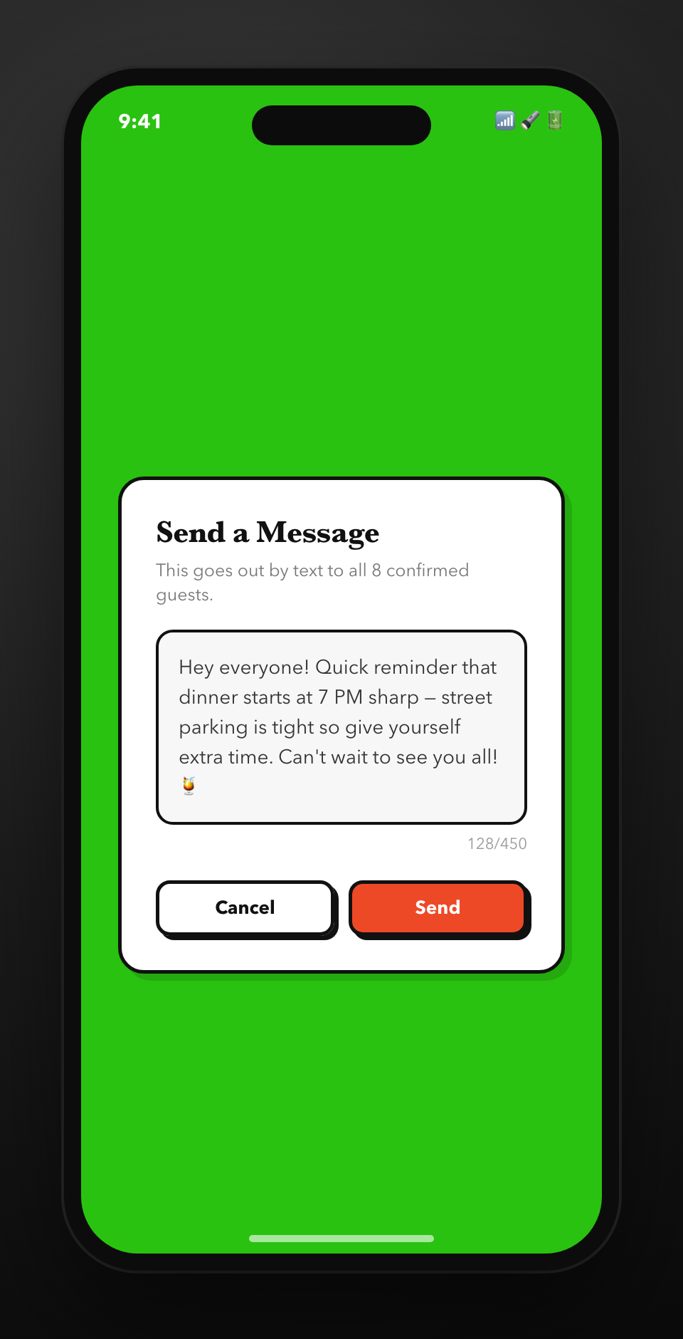 Host text-blast tool