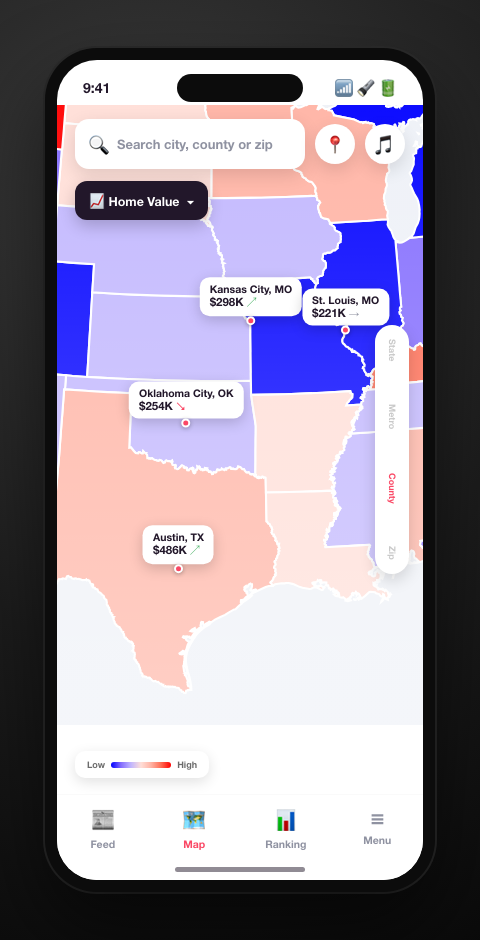Interactive map