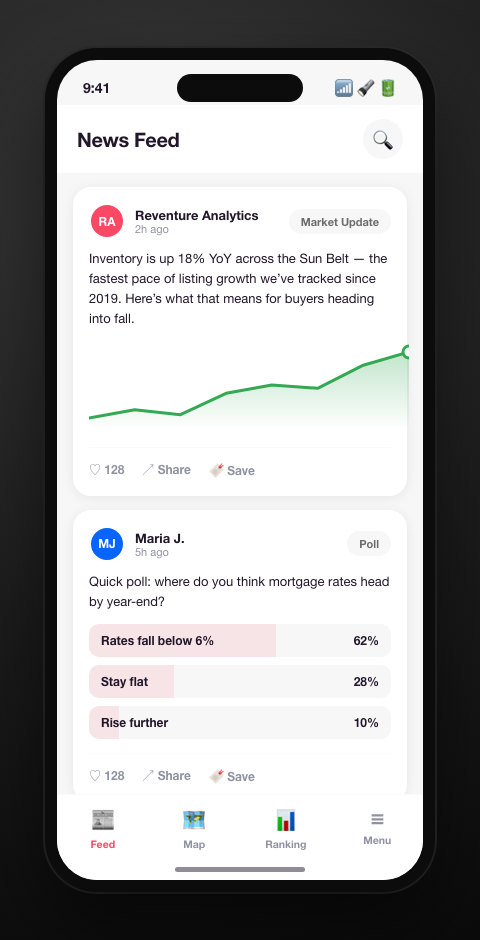 Market news feed