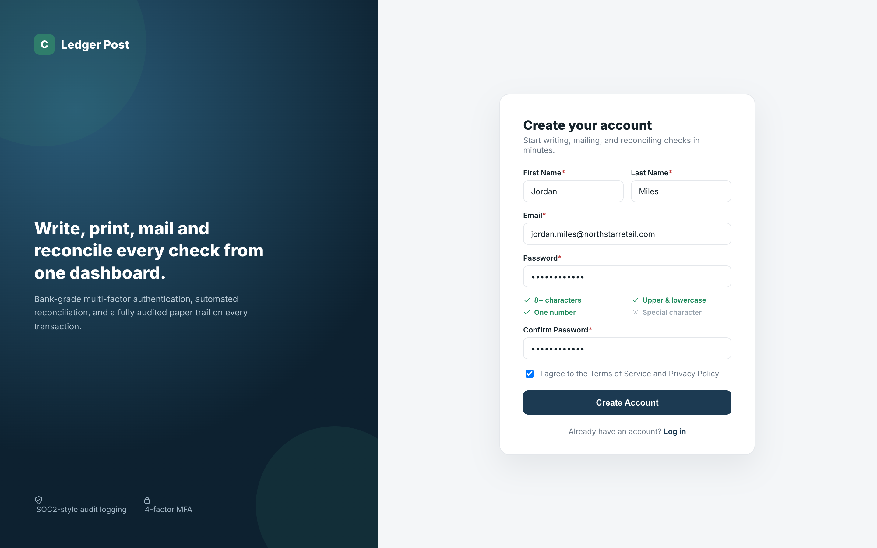 Sign up